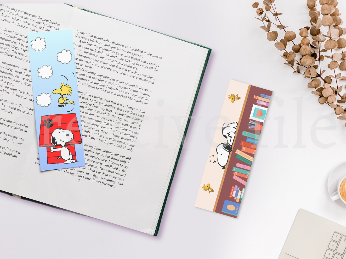 Printable Dog Bookmarks Bundle, Cute Beagle Reading Bookmarks