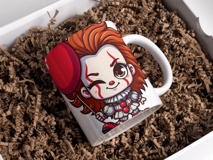 Horror Character PNG Clipart Bundle, Spooky Chibi Halloween Graphics