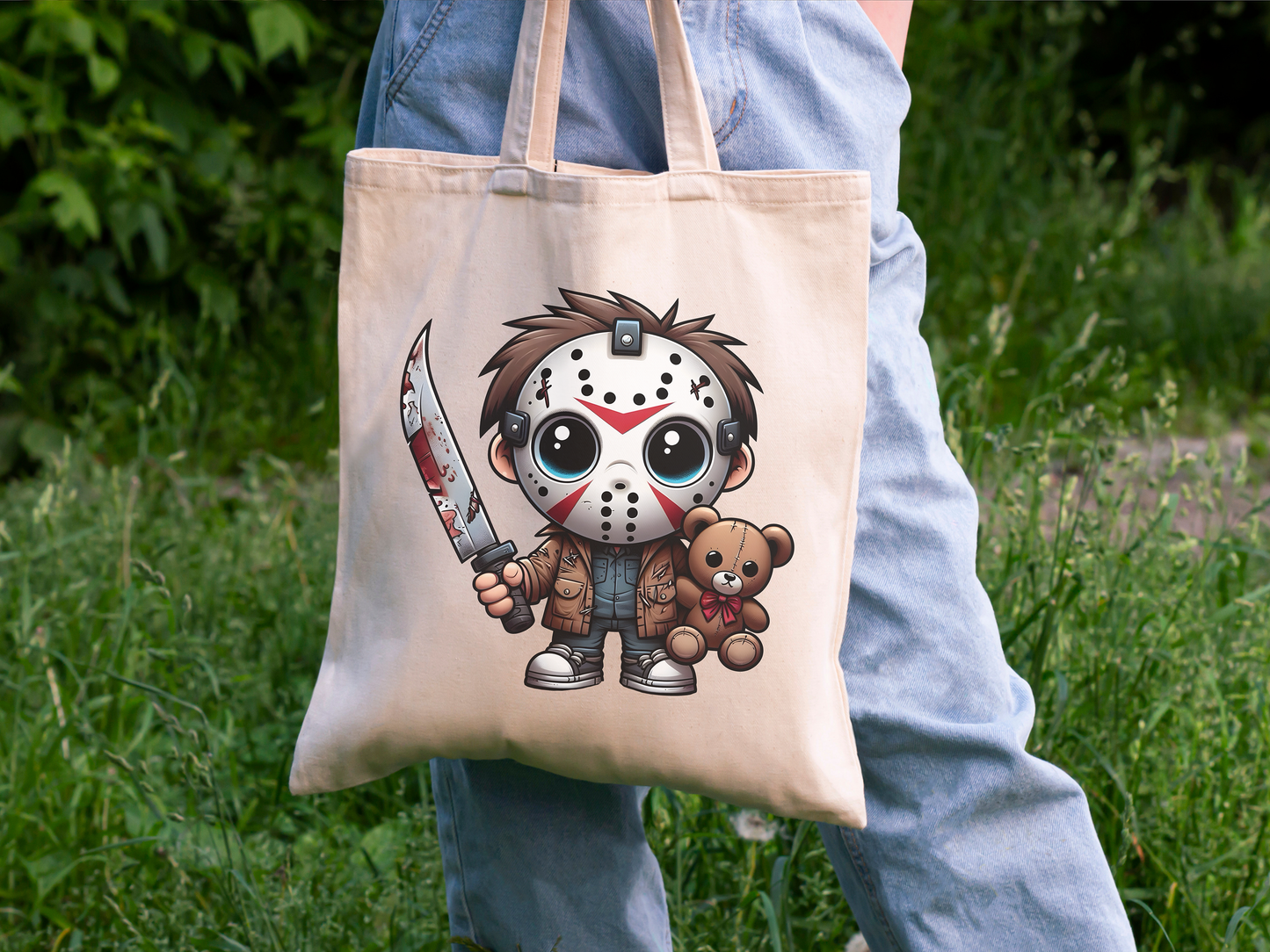 Horror Character PNG Clipart Bundle, Spooky Chibi Halloween Graphics