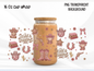 Wild Western  Glass Can Wrap PNG, Pink Cowgirl Cup Wrap, Rodeo Romance Libbey Design