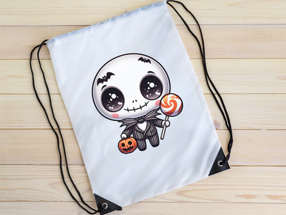Cute Halloween Characters PNG Bundle, Kawaii Spooky Clipart Graphics
