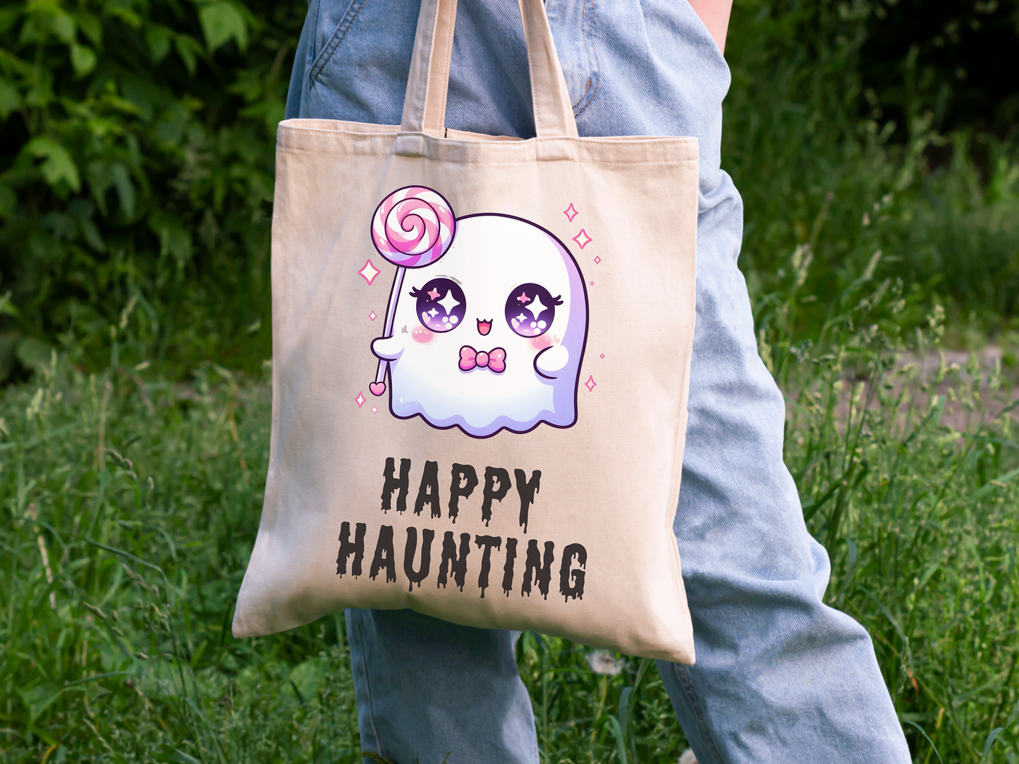 Cute Halloween Characters PNG Bundle, Kawaii Spooky Clipart Graphics