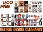 Halloween Mega PNG Bundle, 400 Retired Designs, Horror Clipart, Can Glass, Mug & Tumbler Wraps, T-Shirt PNG, 300 DPI