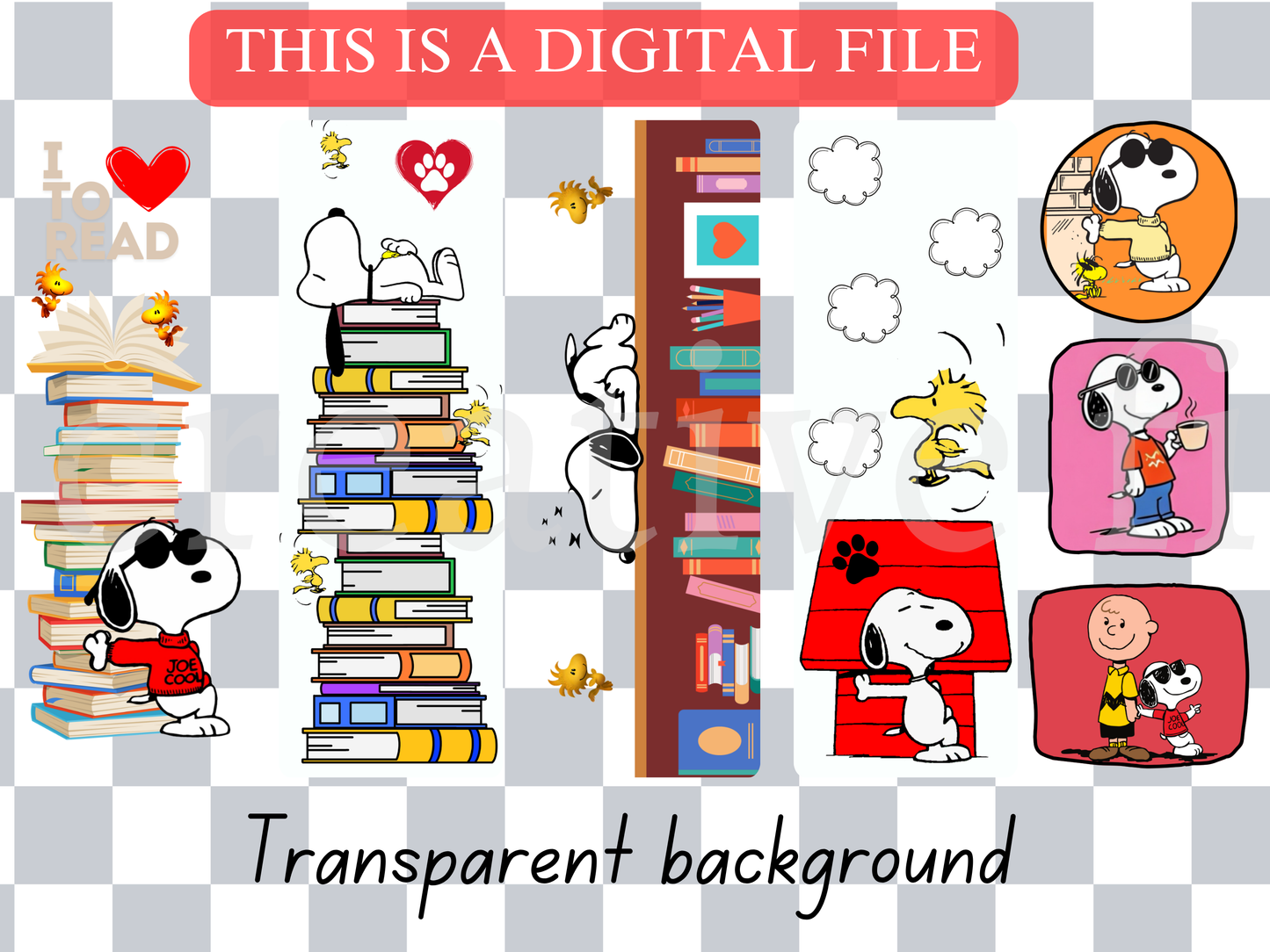 Printable Dog Bookmarks Bundle, Cute Beagle Reading Bookmarks