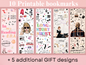 Printable Bookmarks Bundle, Pop Music Reading Era Bookmarks