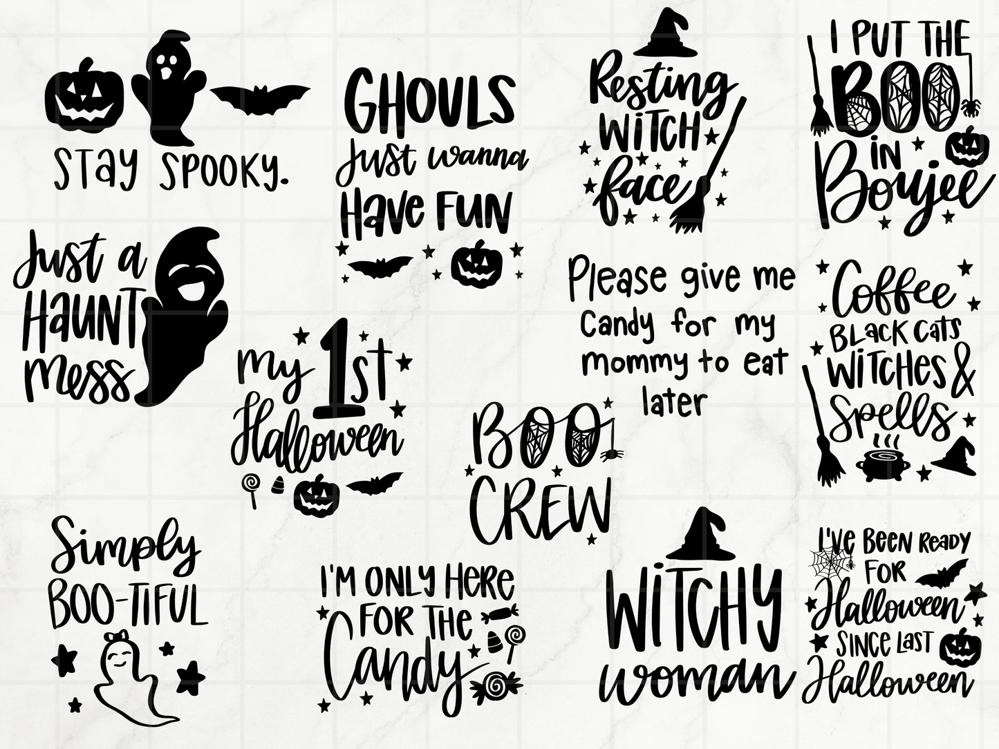 Halloween Quotes SVG, PNG, AI, JPG