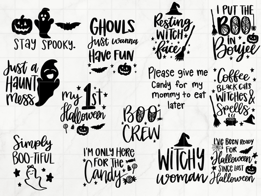 Halloween Quotes SVG, PNG, AI, JPG