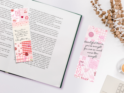12 Printable Mom Bookmarks Bundle, Motherhood Affirmation Bookmark Set