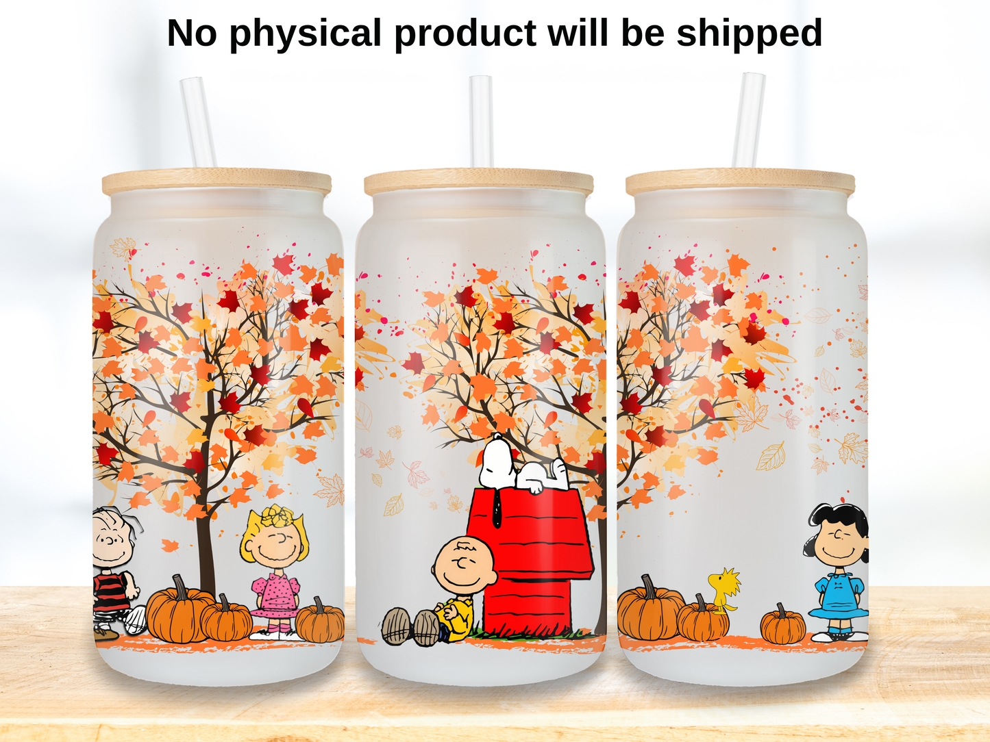 Fall Puppy Pumpkin Patch 16oz Glass Can Wrap PNG, Autumn Dog Cup Wrap, Cozy Libbey Design