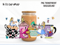Wonderland Tea Party Glass Can Wrap PNG, Fairy Tale Coffee design