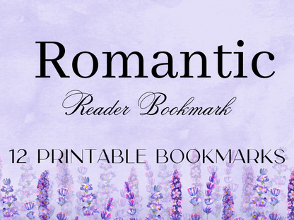 Printable Regency Bookmarks Bundle, Tea House Bookmark Set