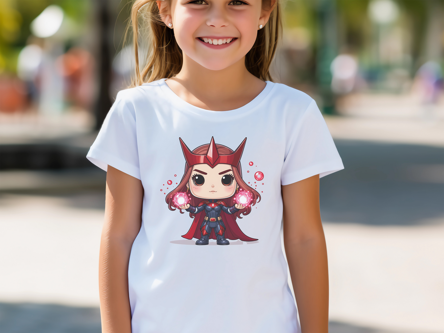 Superhero PNG Clipart Bundle, Comic Hero Chibi Character Graphics