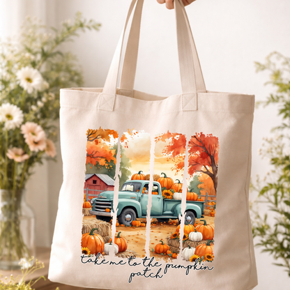 Pumpkin Patch Truck PNG, Vintage Fall Farm T-Shirt Design, Autumn Pumpkin Sublimation Graphic