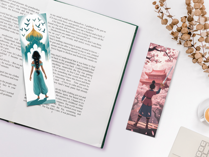 Printable Princess Bookmarks Bundle, Fairytale Bookmark Set