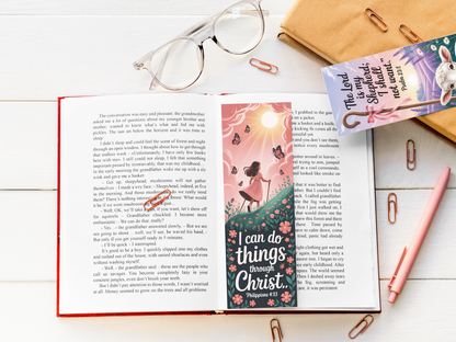 Printable Bible Verse Bookmarks Bundle, Christian Scripture Bookmarks Digital Download