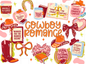 Cowboy Romance PNG Clipart Bundle, Western Book Lover Graphics