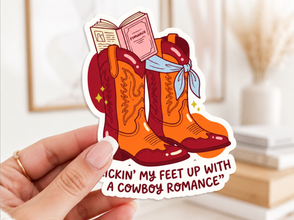 Cowboy Romance PNG Clipart Bundle, Western Book Lover Graphics