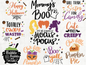 Cute Halloween SVG designs, Spooky Season Clipart Bundle